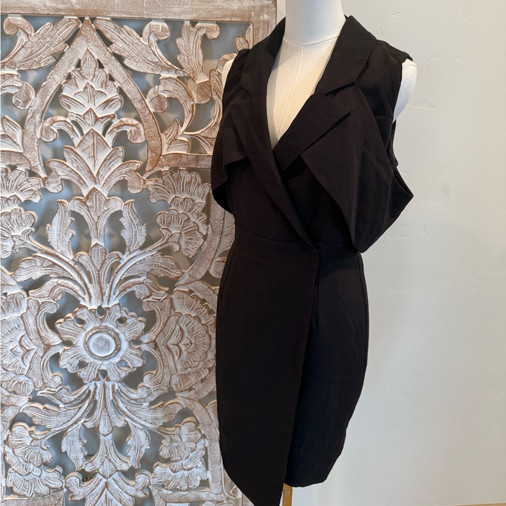 Cold Shoulder Wrap Dress – Chic & Sophisticated